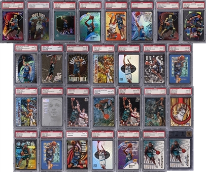1997 Grant Hill Multi Brand Card Collection (31 Different PSA Graded Cards) - Featuring Fleer Ultra "Gold Medallion" & Topps Rock Stars Refractor